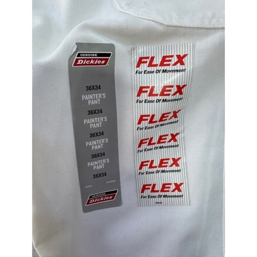 Dickies White Men's Cargo Pants - Picture 2 of 7